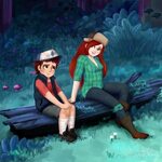 Garaga Wendip Gf пейринг Gravity Falls фэндомы Wendy Corduro